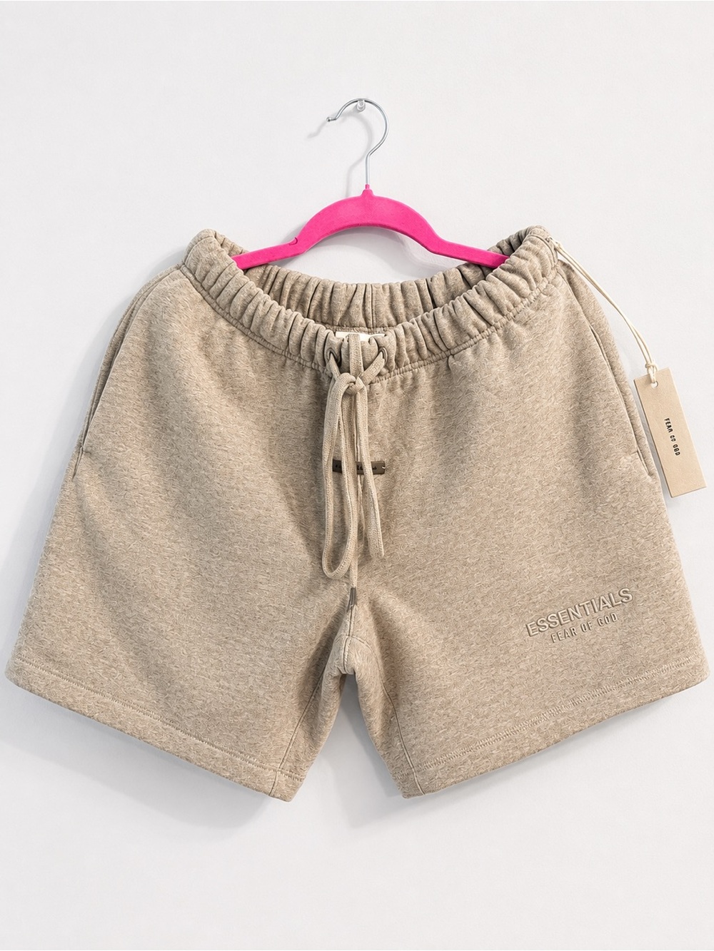 Essentials Homestead Heather Chrome Fleece Shorts